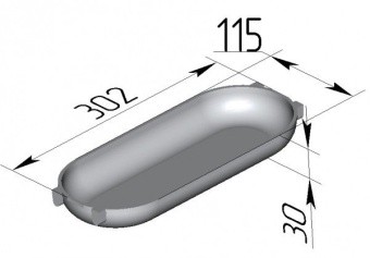 Хлебная форма для батонов 3х-секционная с ручками 302x115см Spika в ШефСтор (chefstore.ru)